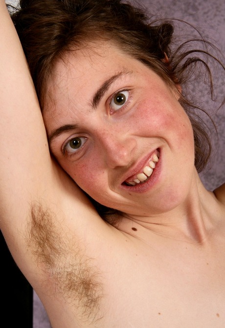 Cute Marlee shows you her furry pits and very hairy crotch - 10 of 16