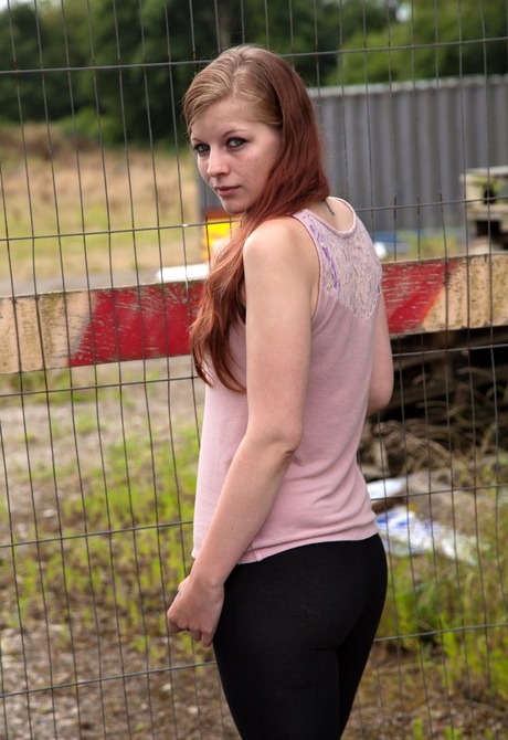 Furry amateur Charmaine showing off her unshaved pussy