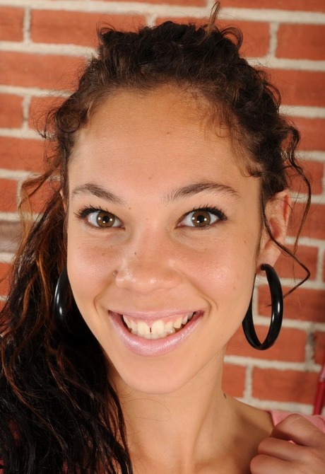 Hairy exotic teen Cherri Noir showing off her naked body