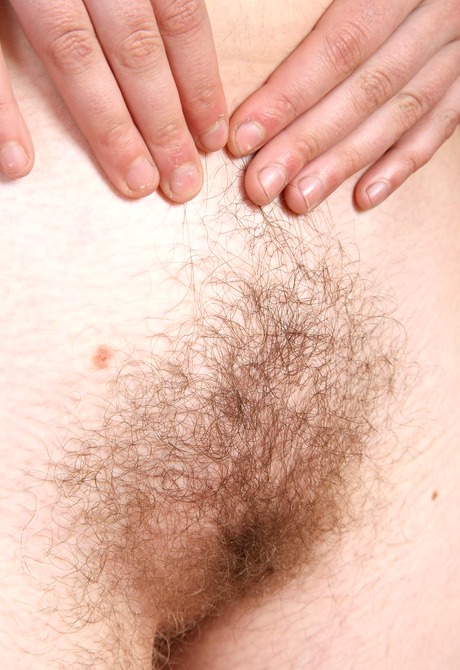 Slender Cyan shows her fuzzy pits and furry little hooha