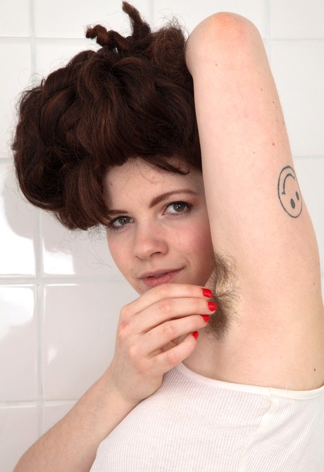 Hairy Cynthia teases in wet see thru panties in the bathtub - 9 of 16