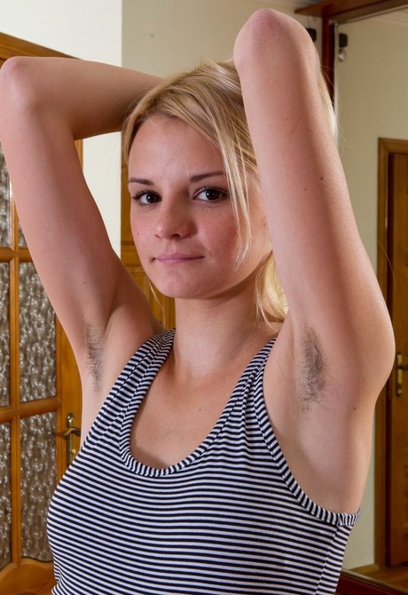 Flexible natural blonde Eolita spreading unshaved pussy - 2 of 16