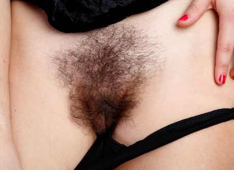 Mischievous Felix lifts her skirt to spread her fluffy muff - 7 of 16