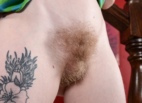 Skinny blonde Ivy shares her small tits and big bushy beaver - 4 of 16