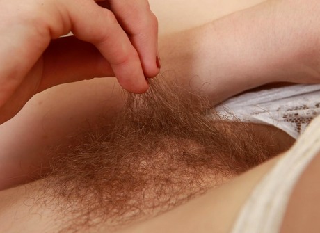 Hairy amateur Mahonia teasing in panties with vibrator - 12 of 16