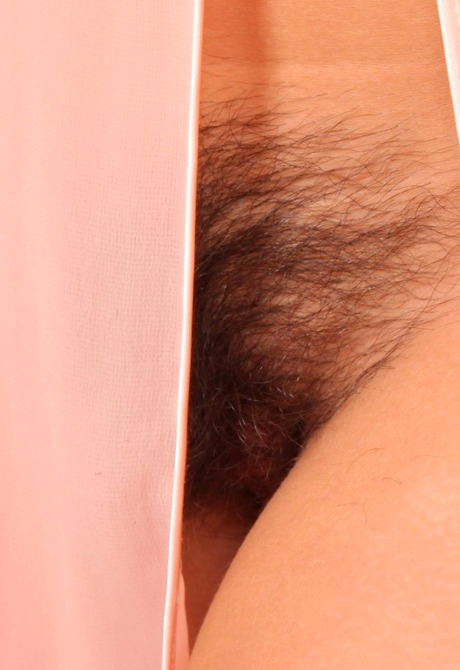 Flat chested hairy amateur Margot showing muff