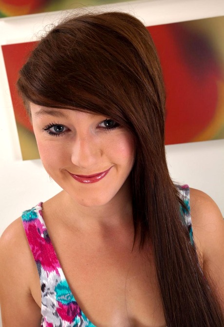 Flirty teen Marika flaunts her long hair and unshaved twat - 2 of 15