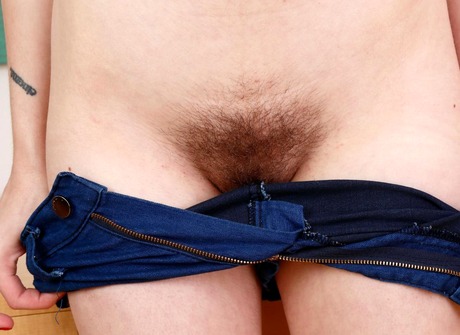 Petite beauty Matilda reveals her furry pits and shaggy twat - 5 of 16