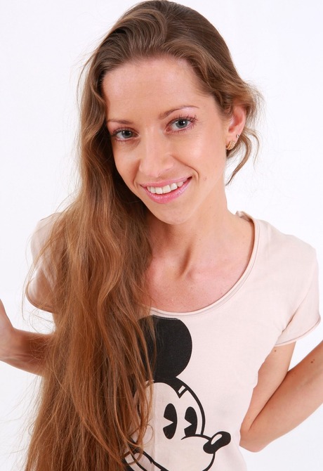 Natural beauty Mika shows her hairy pussy under her skirt