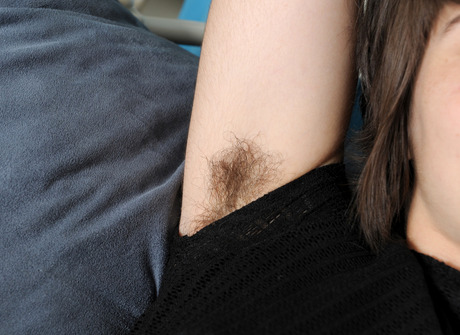 Sally shows her nice ass and spreads her hairy crotch wide - 11 of 16