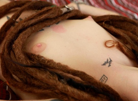 Pretty little Wynd spreads and toys her furry monkey for you - 10 of 15