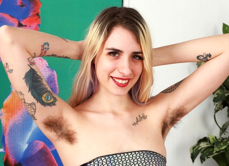 Slender hairy teen Pearl Sage spreading thick furry pussy - 3 of 16