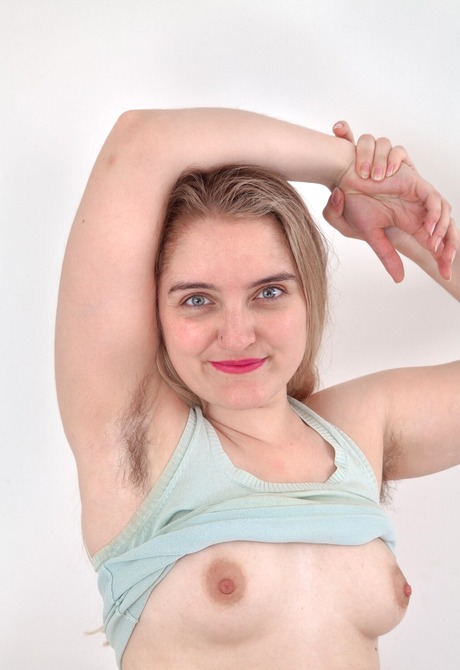 Tamsin Riley is cute and adorable when she strips naked showing hairy bush - 5 of 16