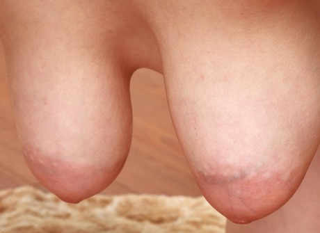 Mature hairy amateur Jackie Hoff showing saggy tits and unshaved pussy - 13 of 16